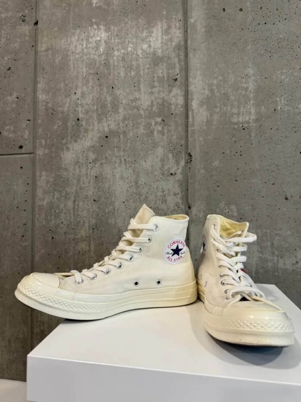 Converse x COMME des GARÇONS PLAY Chuck 70 White Men’s US 8 Women’s US 10